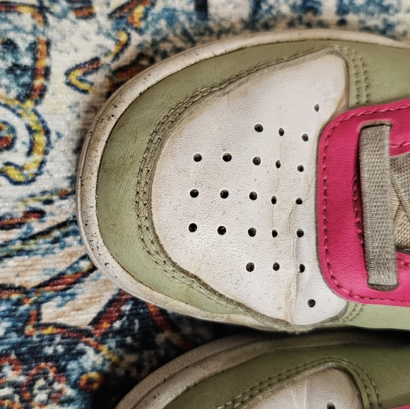 NIKE COURT BOROUGH LOW RECRAFT PS Kids Sneakers, DV5457 108 White/D - Picture 8 of 11